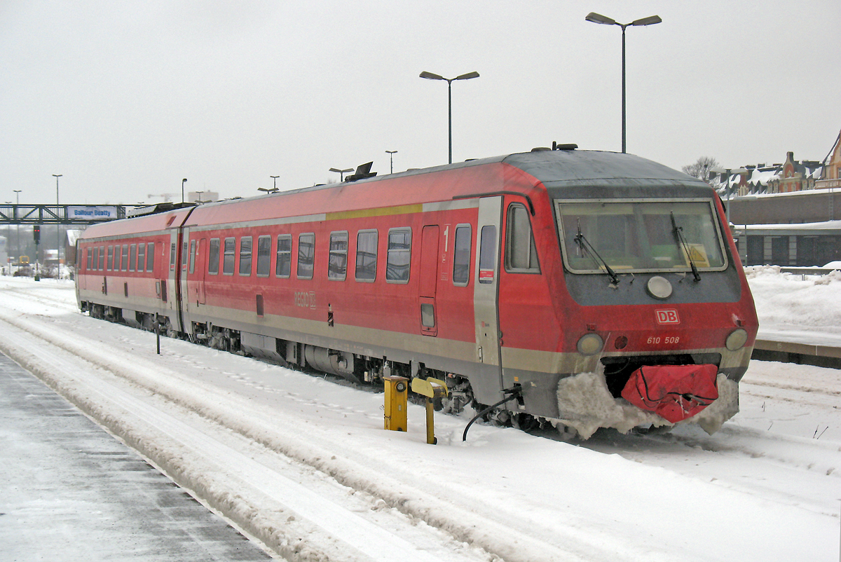 610 008 vom Schnee gezeichnet